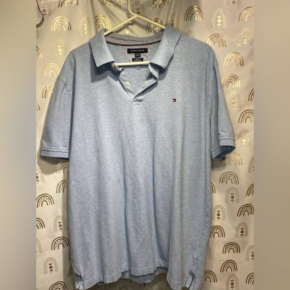 Tommy Hilfiger Sky Blue Men's Polo Shirt